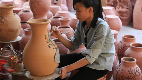 Đặc sắc nghệ thuật gốm làng Ngòi
