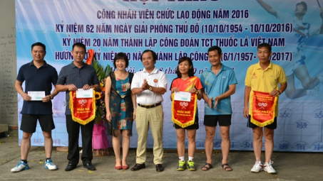 Công ty Thuốc lá Thăng Long: Tổ chức Hội thao Công nhân viên chức lao động năm 2016