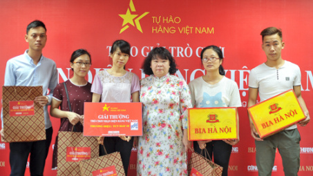 Tưng bừng lễ trao giải Trò chơi “Nhận diện hàng Việt Nam”