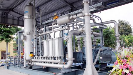 Tổng kho xăng dầu Đức Giang: Thu hồi hơi xăng dầu giảm phát thải ra môi trường  