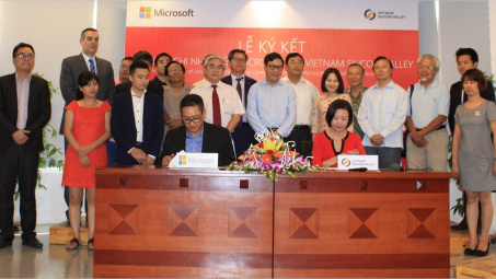 Microsoft Vietnam, Vietnam Silicon Valley sign MoU