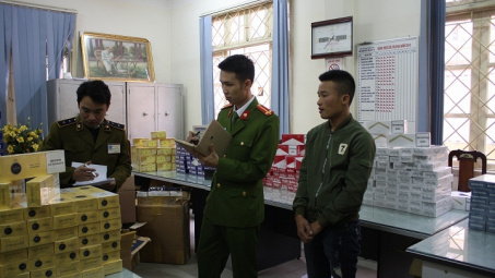 Thu giữ hơn 6.000 bao thuốc lá ngoại nhập lậu