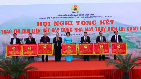 Tổng kết phong trào thi đua liên kết xây dựng Nhà máy Thủy điện Lai Châu