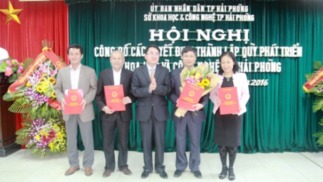 Thành lập Quỹ phát triển Khoa học và Công nghệ thành phố Hải Phòng