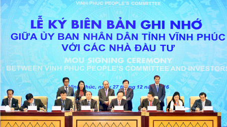 Thủ tướng Nguyễn Xuân Phúc dự Hội nghị xúc tiến đầu tư tỉnh Vĩnh phúc