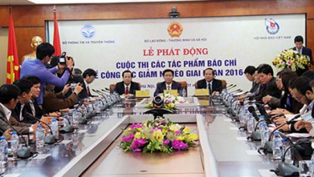 Phát động Cuộc thi báo chí về công tác giảm nghèo giai đoạn 2016-2020