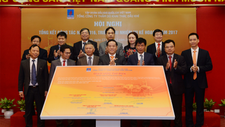 PVEP hoàn thành vượt mức sản lượng khai thác dầu khí năm 2016