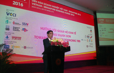 The 2016 Vietnam – Singapore Business Forum opens in HCMC