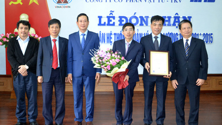MTS: Đón nhận chứng chỉ ISO 9001:2015