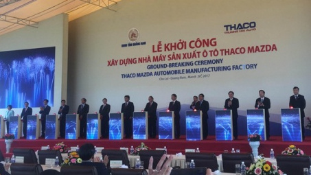 Thaco khởi công thêm nhà máy sản xuất xe Mazda tại Quảng Nam 