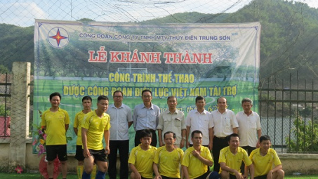 Thủy điện Trung Sơn: Khánh thành công trình thể thao cho CBCNV