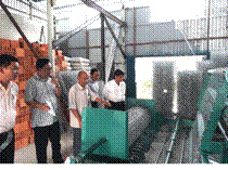 Hậu Giang: Nghiệm thu đề án “Hỗ trợ ứng dụng máy móc thiết bị trong sản xuất các mặt hàng vật liệu xây dựng”