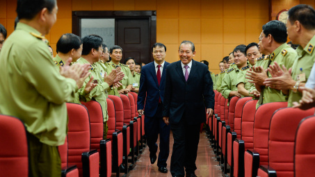 Lực lượng quản lý thị trường kỷ niệm 60 năm ngày truyền thống 