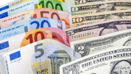 Đồng euro leo lên mức cao nhất gần hai năm so với đồng USD