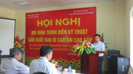 Trình diễn mô hình sản xuất bao bì carton cao cấp