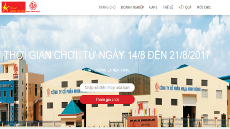 Khởi động Trò chơi Nhận diện hàng Việt Nam của Công ty cổ phần Nhựa Minh Hùng