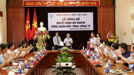 Tổng Công ty Giấy Việt Nam bổ nhiệm Tổng Giám đốc mới