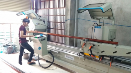 Nghiệm thu đề án hỗ trợ sản xuất cửa nhôm hệ tại cơ sở Nguyễn Thị Phượng