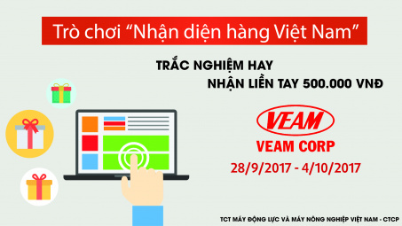 Khởi động Trò chơi Nhận diện hàng Việt Nam năm 2017 của VEAM