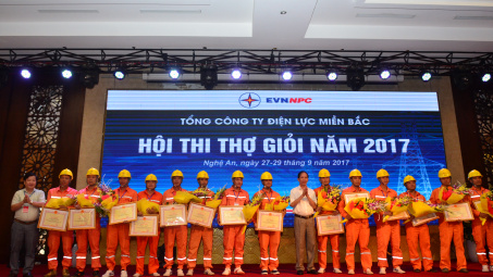 Vinh danh 87 thí sinh đạt danh hiệu Thợ giỏi tại Hội thi thợ giỏi Tổng công ty Điện lực miền Bắc