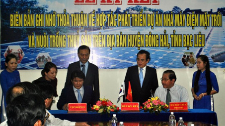 RoK’s group to build 450-mln-USD solar power plant in Bac Lieu 
