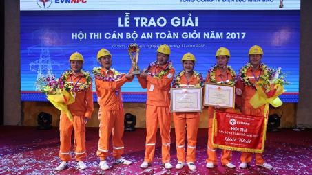 Trao giải cuộc thi "Cán bộ an toàn giỏi" Tổng Công ty Điện lực miền Bắc
