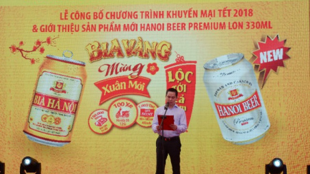 Bia Hà Nội công bố Chương trình khuyến mại Tết 2018