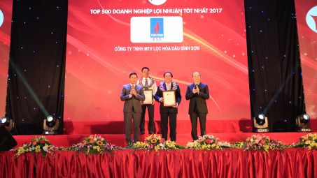Lọc dầu Dung Quất: Top 16/500 doanh nghiệp lợi nhuận tốt nhất 2017
