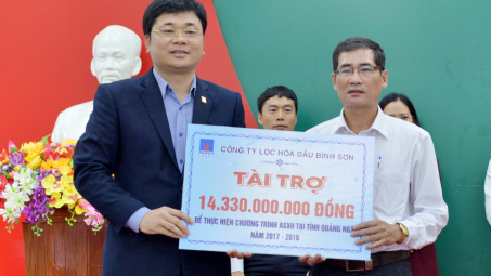 BSR hỗ trợ hơn 14 tỷ đồng cho Chương trình an sinh xã hội Quảng Ngãi