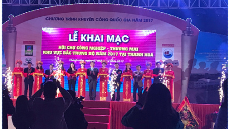 Khai mạc Hội chợ Công nghiệp – Thương mại khu vực Bắc Trung Bộ năm 2017 tại Thanh Hoá