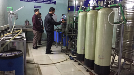 Nghiệm thu đề án hỗ trợ sản xuất nước lọc tinh khiết