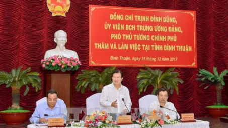 Bình Thuận ưu tiên đến nhóm nhiệm vụ nào?