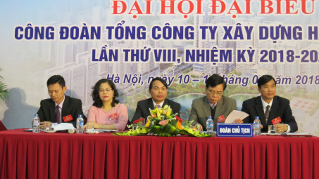 Công đoàn Tổng công ty xây dựng Hà Nội – CTCP: Nhiệm kỳ mới, khí thế mới