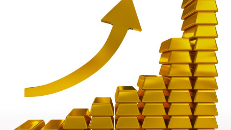 Vàng lên giá 5 tuần liên tiếp 