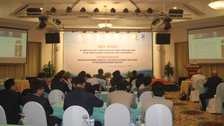 Hội thảo áp dụng hóa chất chuyên ngành trong khai thác than hầm lò