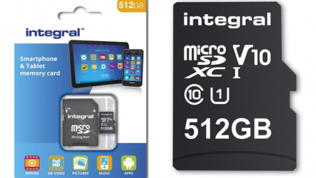 Thẻ nhớ 512 GB đầu tiên thế giới cho smartphone