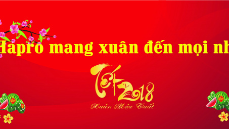 “Hapro mang xuân đến mọi nhà”.
