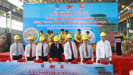 Hạng mục quan trọng nhất trong Dự án mỏ Cá Tầm được khởi công