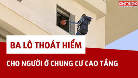 Nếu chung cư có cháy, hãy thoát hiểm bằng loại ba lô này