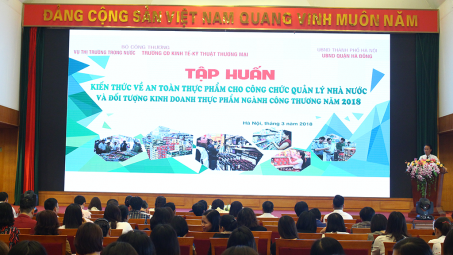 Tập huấn kiến thức về an toàn thực phẩm