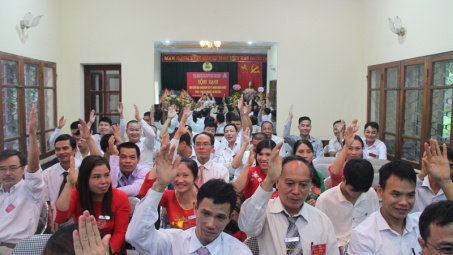 Đại hội ở một công đoàn đi đầu trong thoái vốn 