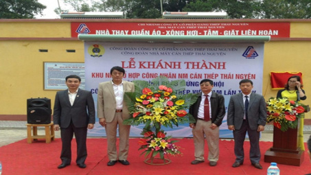 Nhà máy Cán thép Thái Nguyên: Khánh thành khu Tổ hợp Nhà công nhân 