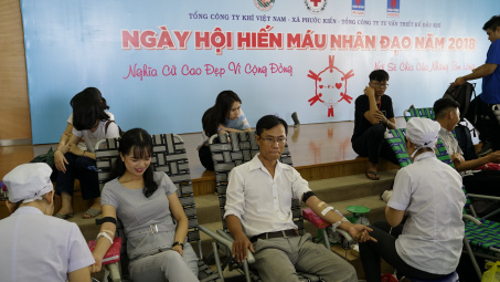 PV GAS: Ngày hội Hiến máu nhân đạo “Nghĩa cử cao đẹp vì cộng đồng”