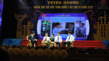 VNSTEEL được tuyên dương 02 “Người thợ trẻ giỏi” toàn quốc năm 2018
