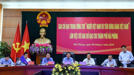 Hàng Việt chiếm 75% hệ thống phân phối tại TP. Hải Phòng