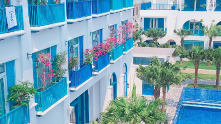 'Thiên đường Santorini' đẹp ngây ngất giữa lòng Đà Nẵng