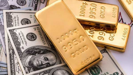 Giá vàng sụt giảm xuống đáy 5 tháng trong khi USD lên đỉnh