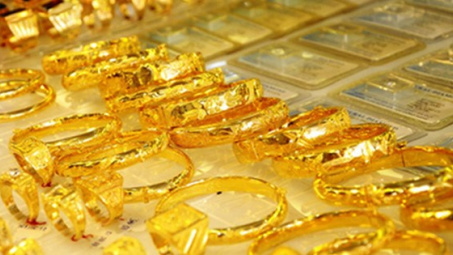Giá vàng SJC giảm khi vàng thế giới tăng