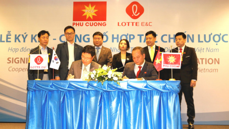 Phú Cường Group ký kết hợp tác với Lotte Việt Nam