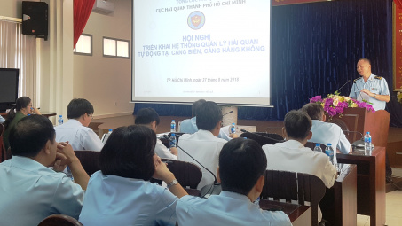 Quản lý hải quan tự động tại các cảng, kho bãi
